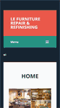 Mobile Screenshot of lefurniturerepair.com